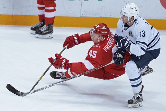Kontinental Hockey League. Spartak vs. Dynamo