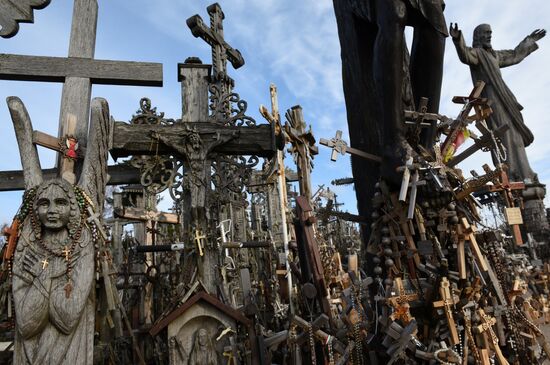 Hill of Crosses in Lithuania