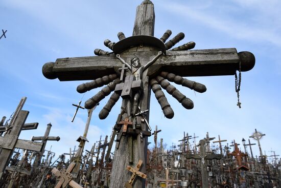 Hill of Crosses in Lithuania