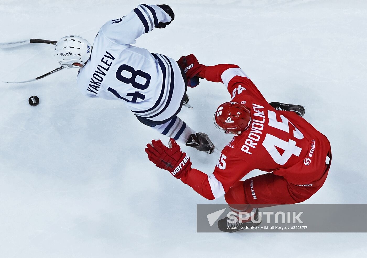Kontinental Hockey League. Spartak vs. Dynamo