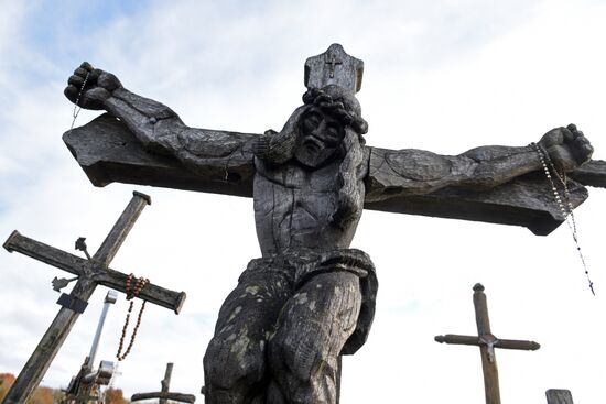 Hill of Crosses in Lithuania