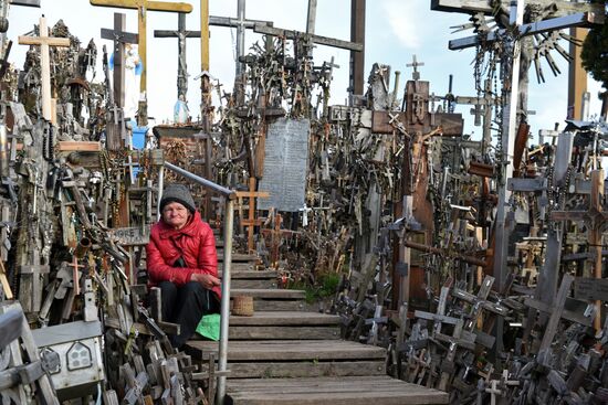 Hill of Crosses in Lithuania