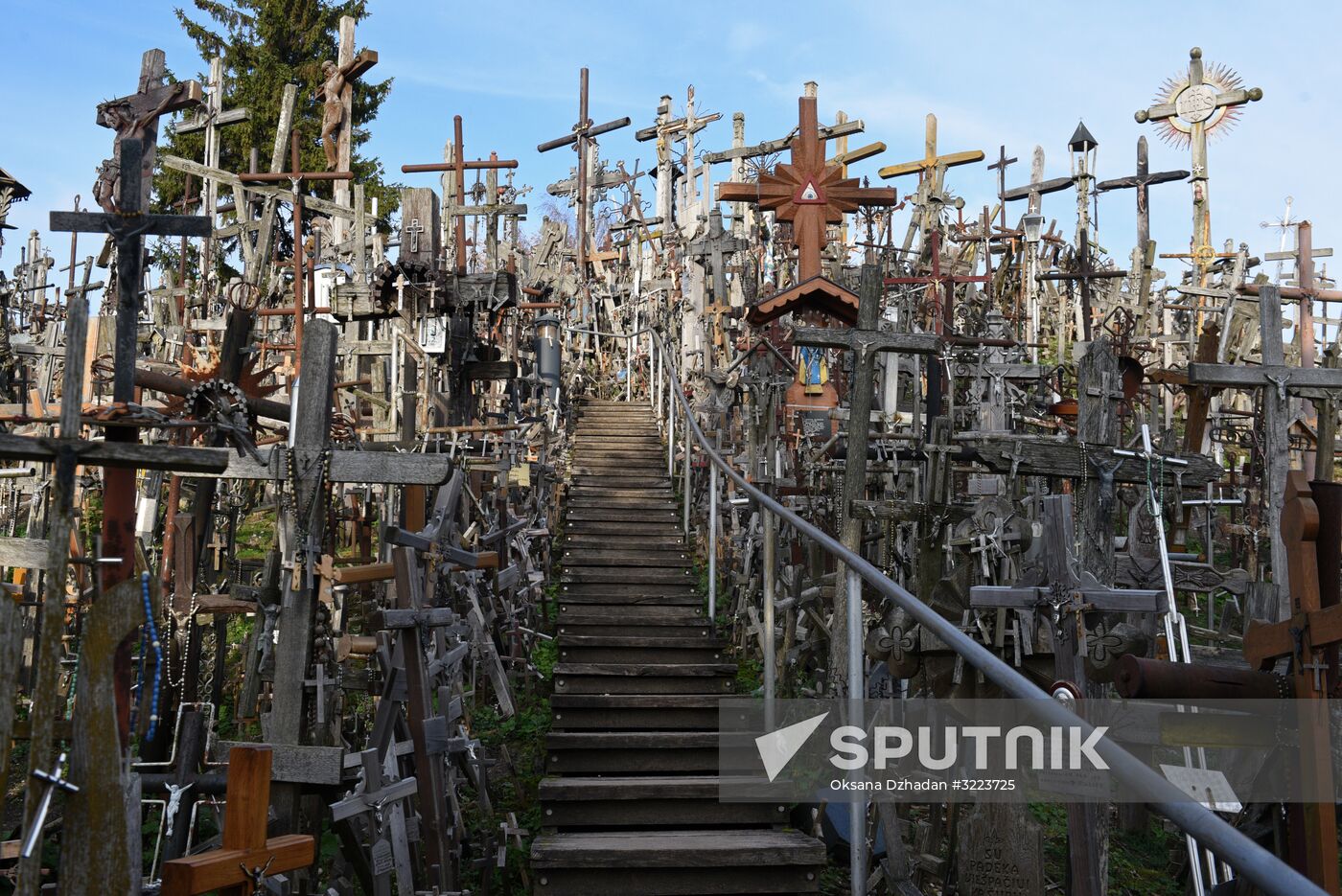 Hill of Crosses in Lithuania