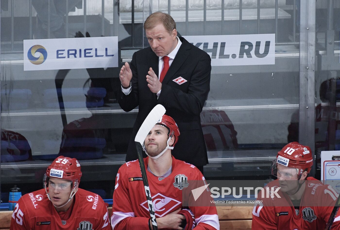 Kontinental Hockey League. Spartak vs. Dynamo