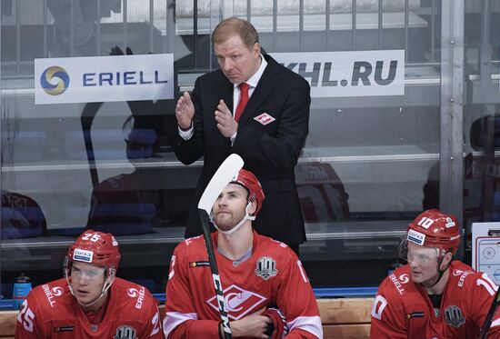 Kontinental Hockey League. Spartak vs. Dynamo