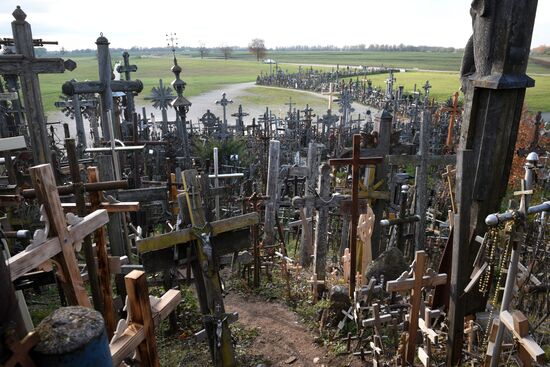 Hill of Crosses in Lithuania