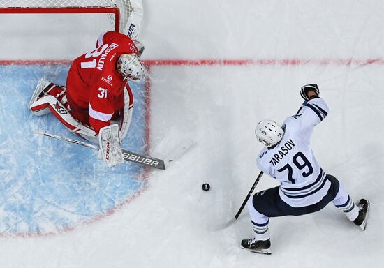 Kontinental Hockey League. Spartak vs. Dynamo