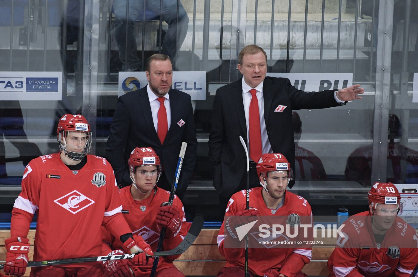 Kontinental Hockey League. Spartak vs. Dynamo