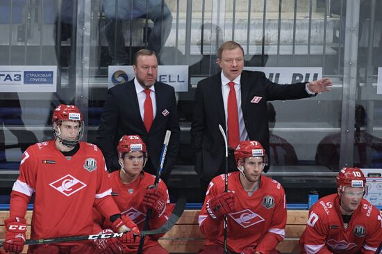 Kontinental Hockey League. Spartak vs. Dynamo