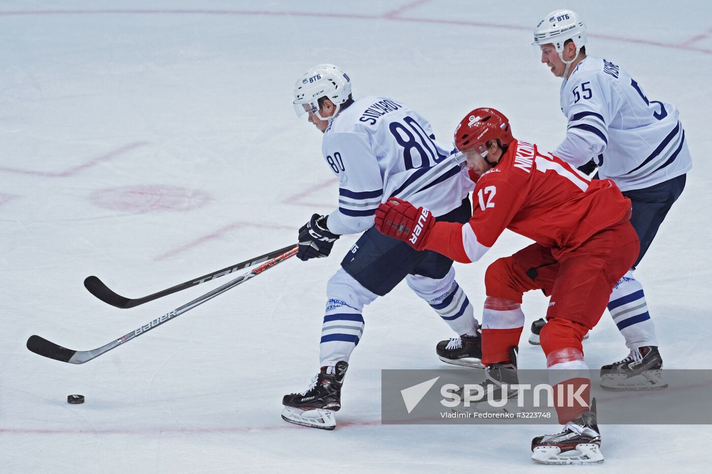 Kontinental Hockey League. Spartak vs. Dynamo
