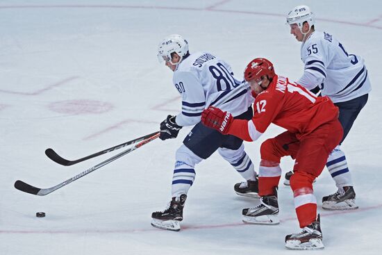 Kontinental Hockey League. Spartak vs. Dynamo