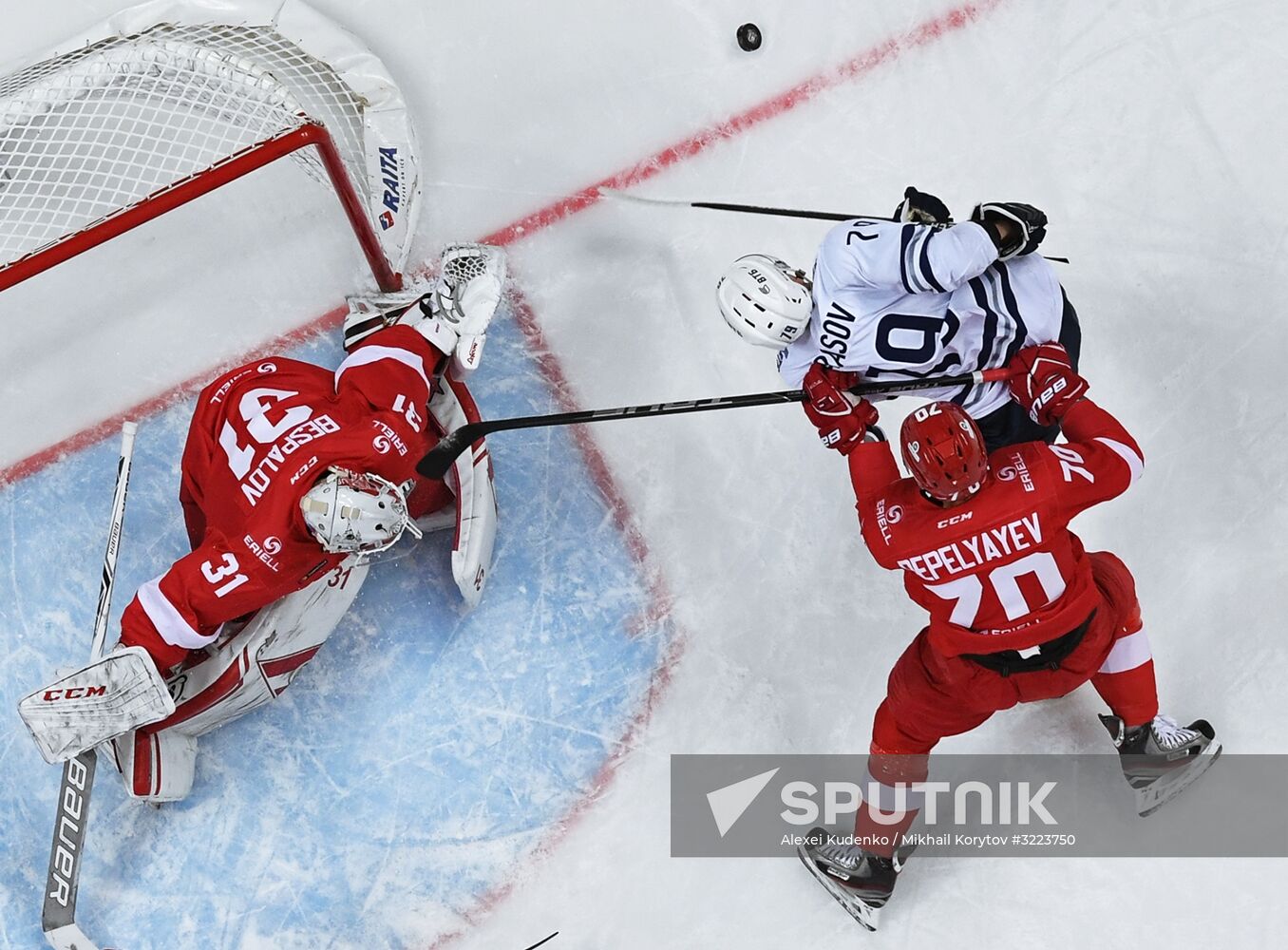 Kontinental Hockey League. Spartak vs. Dynamo