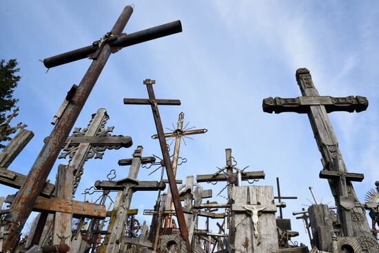 Hill of Crosses in Lithuania