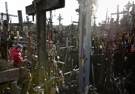 Hill of Crosses in Lithuania