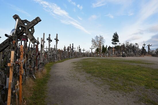 Hill of Crosses in Lithuania
