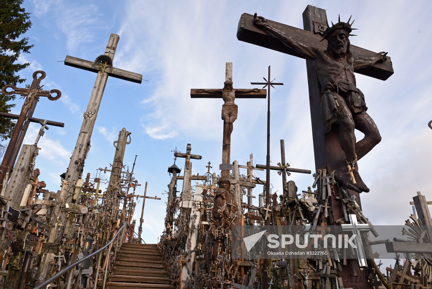 Hill of Crosses in Lithuania
