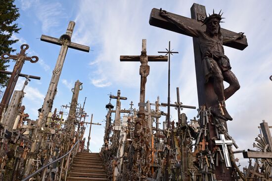 Hill of Crosses in Lithuania