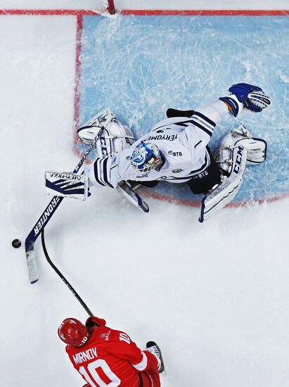 Kontinental Hockey League. Spartak vs. Dynamo