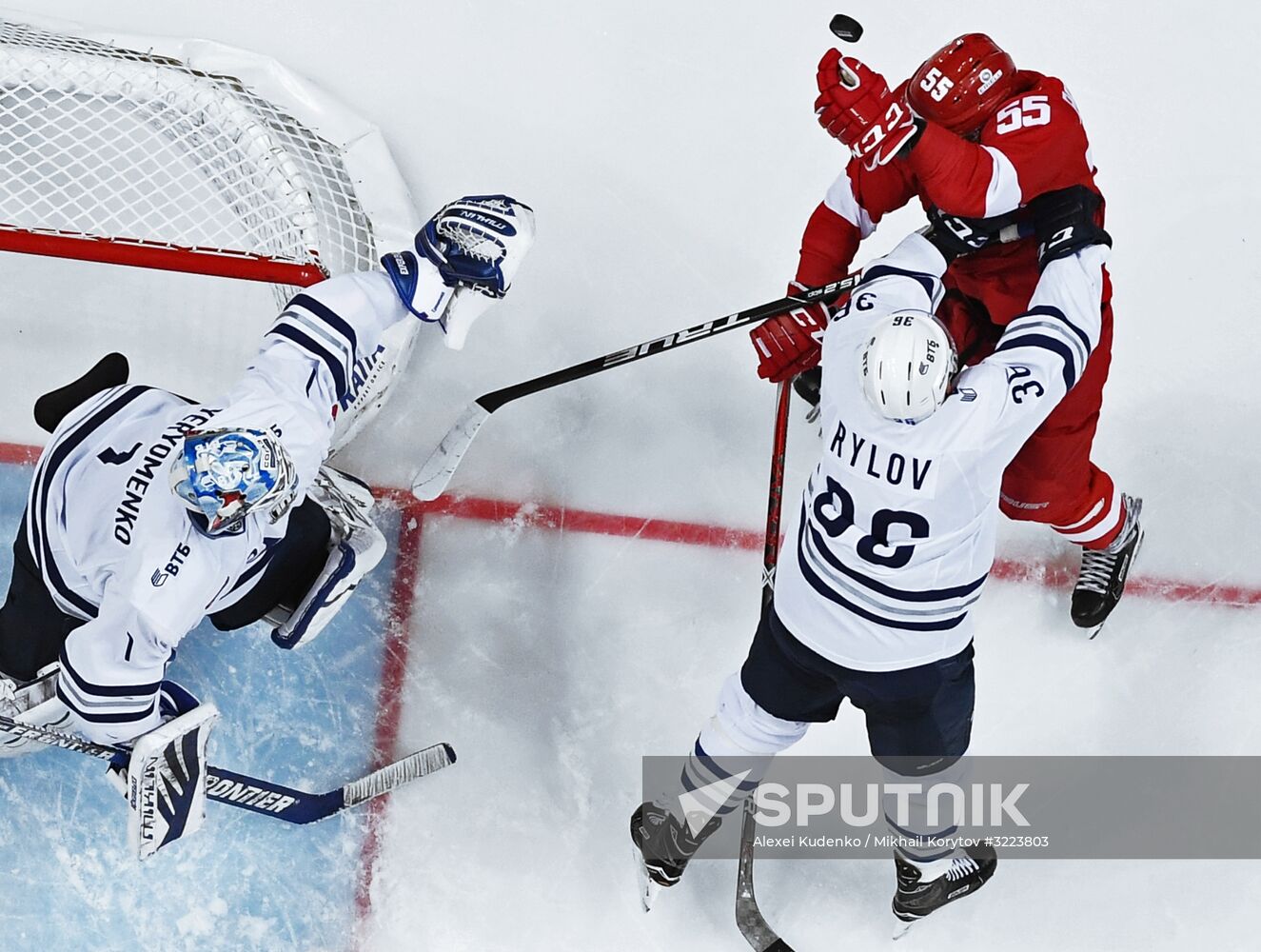 Kontinental Hockey League. Spartak vs. Dynamo