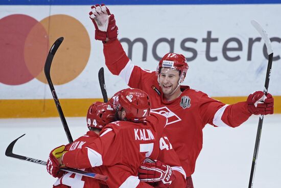 Kontinental Hockey League. Spartak vs. Dynamo
