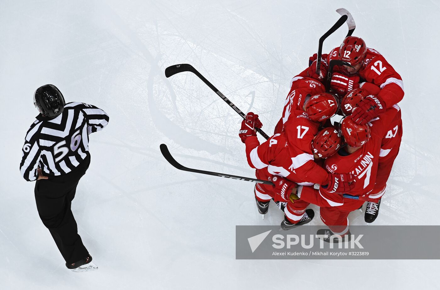 Kontinental Hockey League. Spartak vs. Dynamo