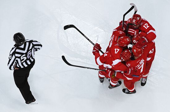 Kontinental Hockey League. Spartak vs. Dynamo
