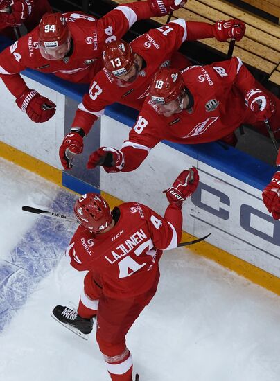 Kontinental Hockey League. Spartak vs. Dynamo