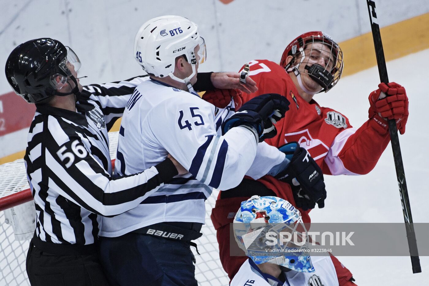 Kontinental Hockey League. Spartak vs. Dynamo