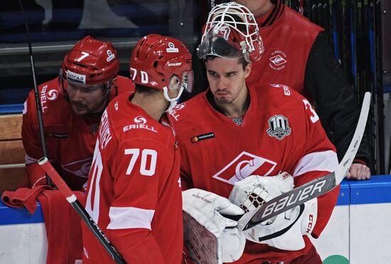 Kontinental Hockey League. Spartak vs. Dynamo