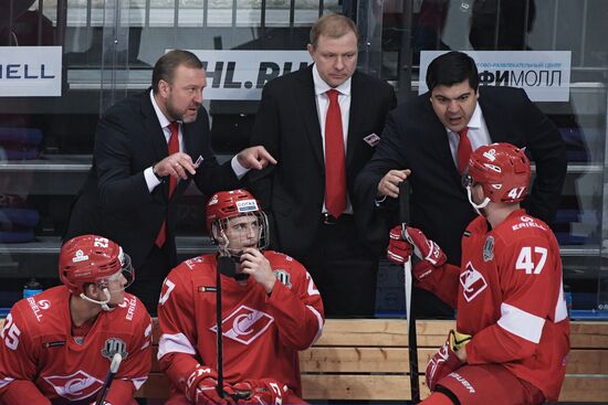 Kontinental Hockey League. Spartak vs. Dynamo