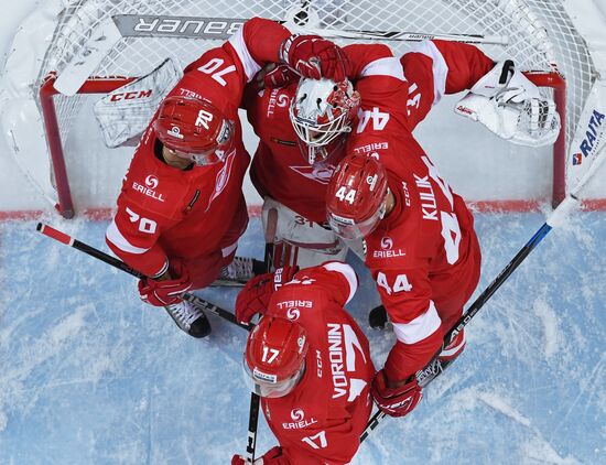 Kontinental Hockey League. Spartak vs. Dynamo