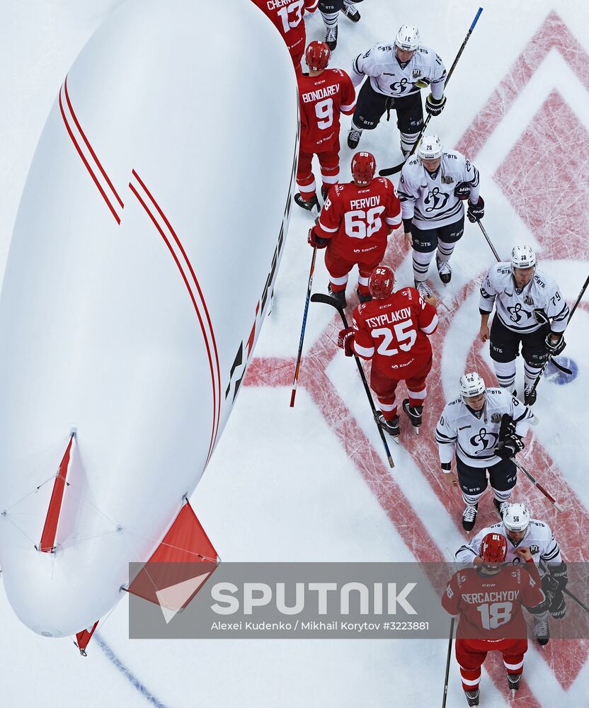 Kontinental Hockey League. Spartak vs. Dynamo