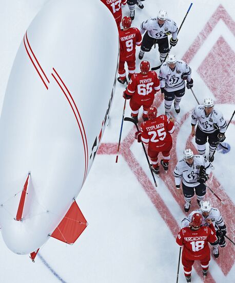 Kontinental Hockey League. Spartak vs. Dynamo