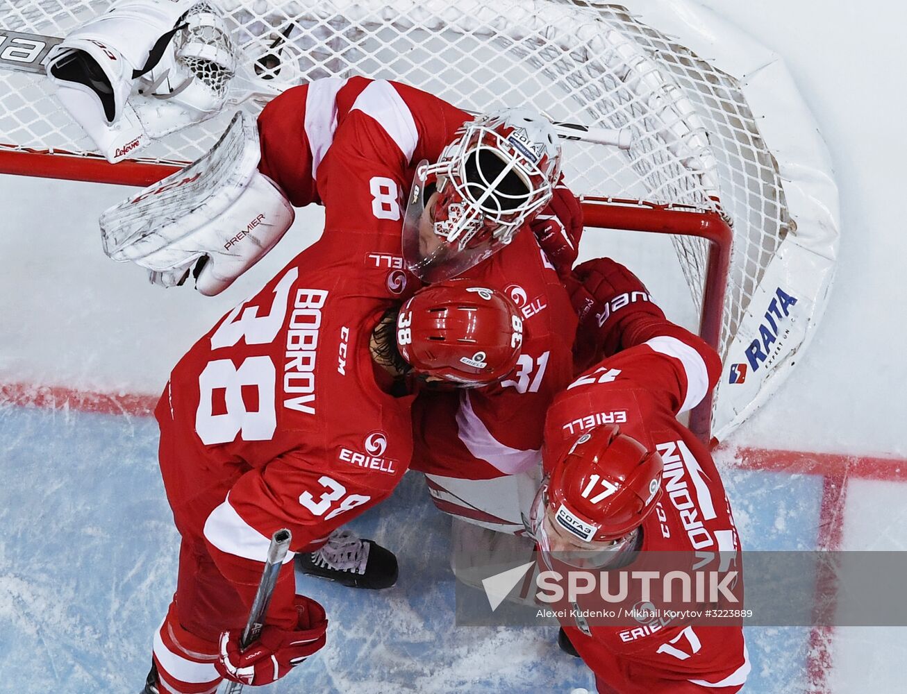 Kontinental Hockey League. Spartak vs. Dynamo