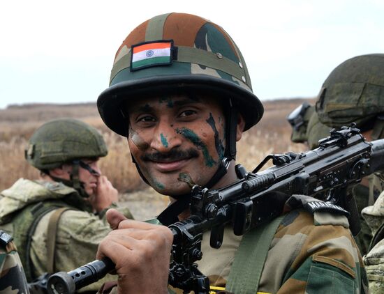 Indra 2017 Russian-Indian military exercise