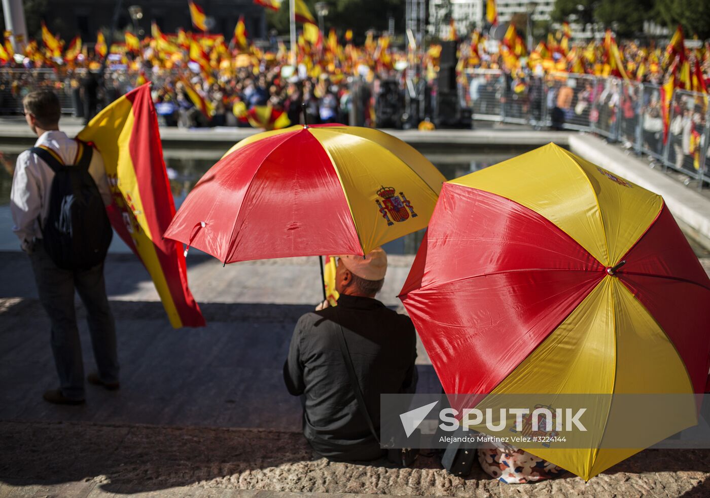 Rally in Madrid in support of Spain's unity