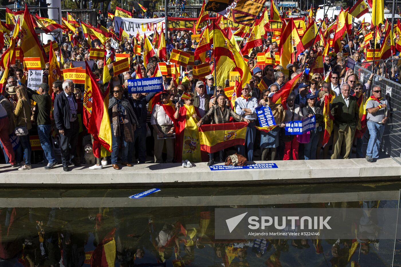 Rally in Madrid in support of Spain's unity