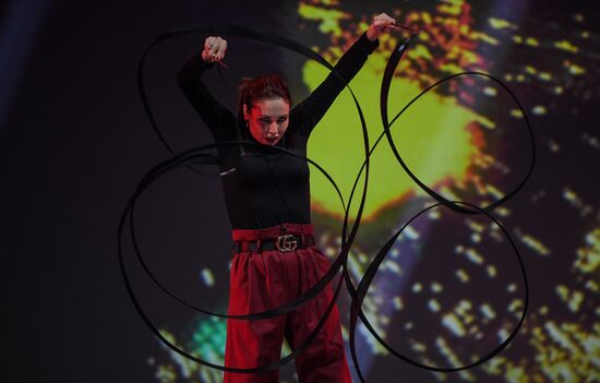 Final rehearsal of Alexei Nemov's show 'Legends of Sport: The Ascent'