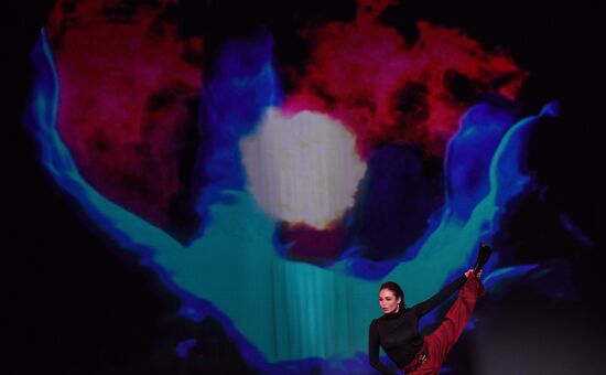 Final rehearsal of Alexei Nemov's show 'Legends of Sport: The Ascent'