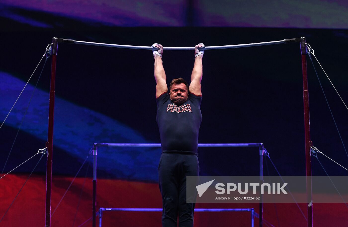Final rehearsal of Alexei Nemov's show 'Legends of Sport: The Ascent'
