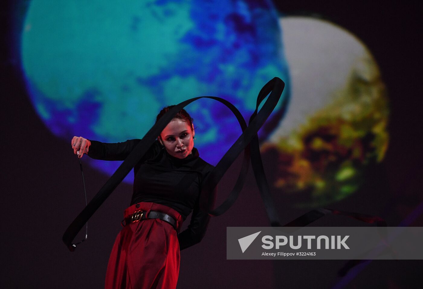 Final rehearsal of Alexei Nemov's show 'Legends of Sport: The Ascent'