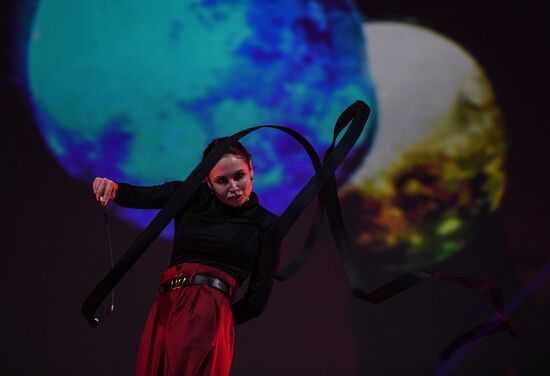 Final rehearsal of Alexei Nemov's show 'Legends of Sport: The Ascent'