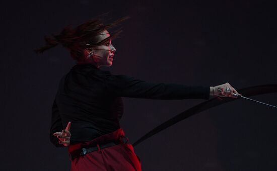 Final rehearsal of Alexei Nemov's show 'Legends of Sport: The Ascent'