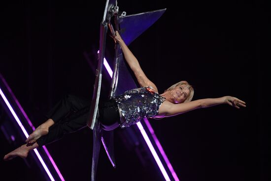 Final rehearsal of Alexei Nemov's show 'Legends of Sport: The Ascent'