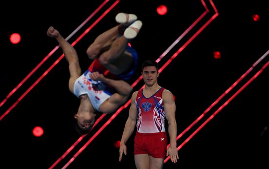 Final rehearsal of Alexei Nemov's show 'Legends of Sport: The Ascent'