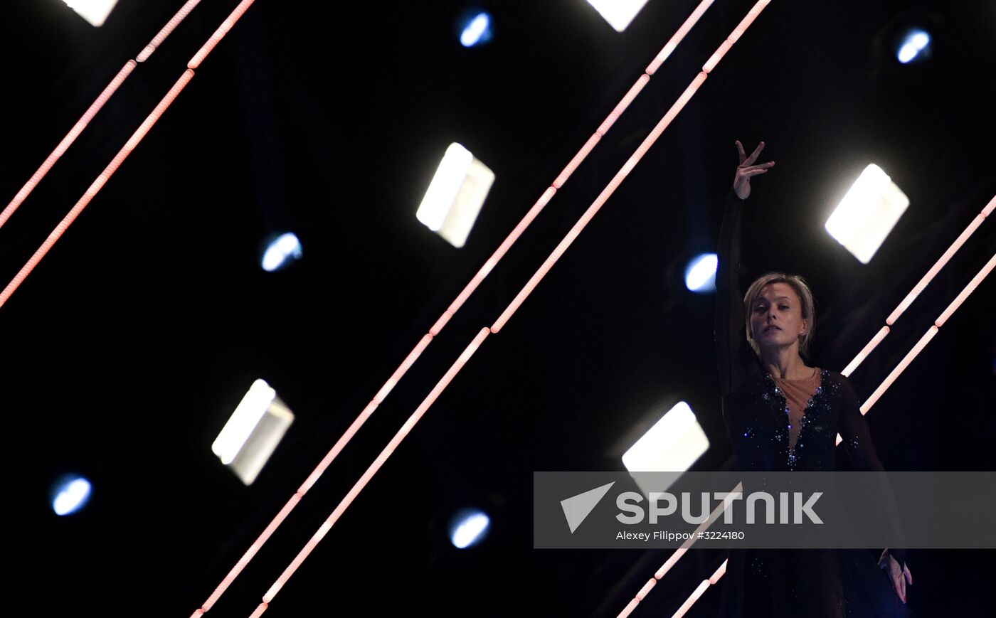 Final rehearsal of Alexei Nemov's show 'Legends of Sport: The Ascent'