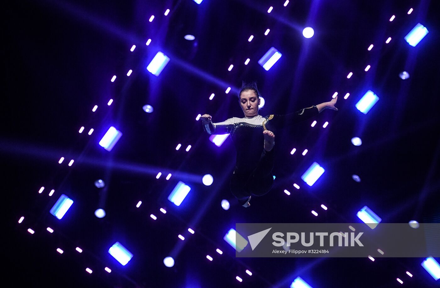 Final rehearsal of Alexei Nemov's show 'Legends of Sport: The Ascent'