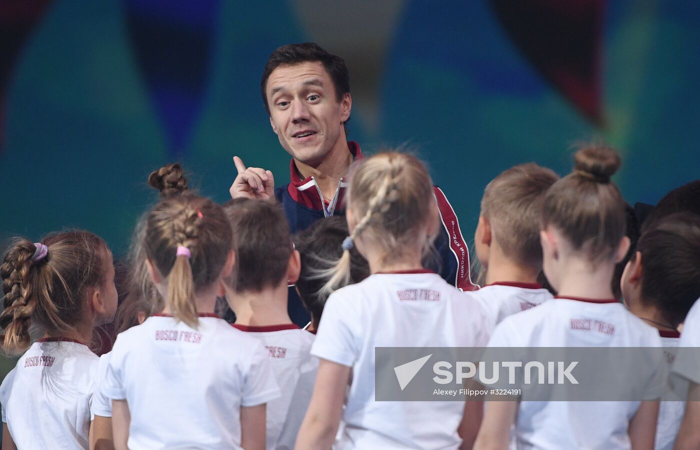 Final rehearsal of Alexei Nemov's show 'Legends of Sport: The Ascent'