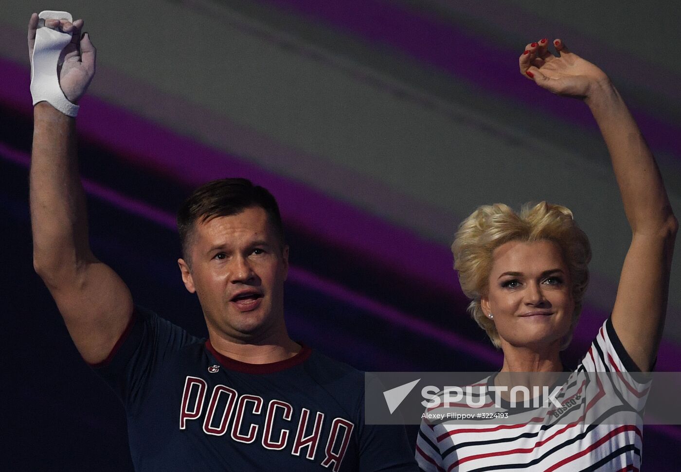Final rehearsal of Alexei Nemov's show 'Legends of Sport: The Ascent'