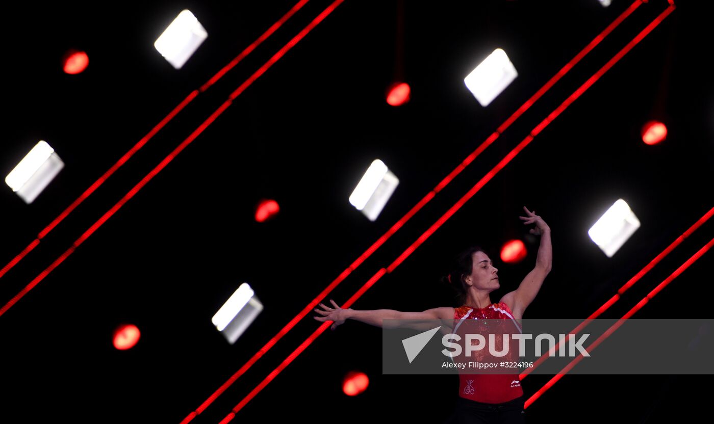 Final rehearsal of Alexei Nemov's show 'Legends of Sport: The Ascent'